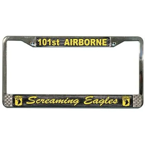 101st Airborne License Plate Frame