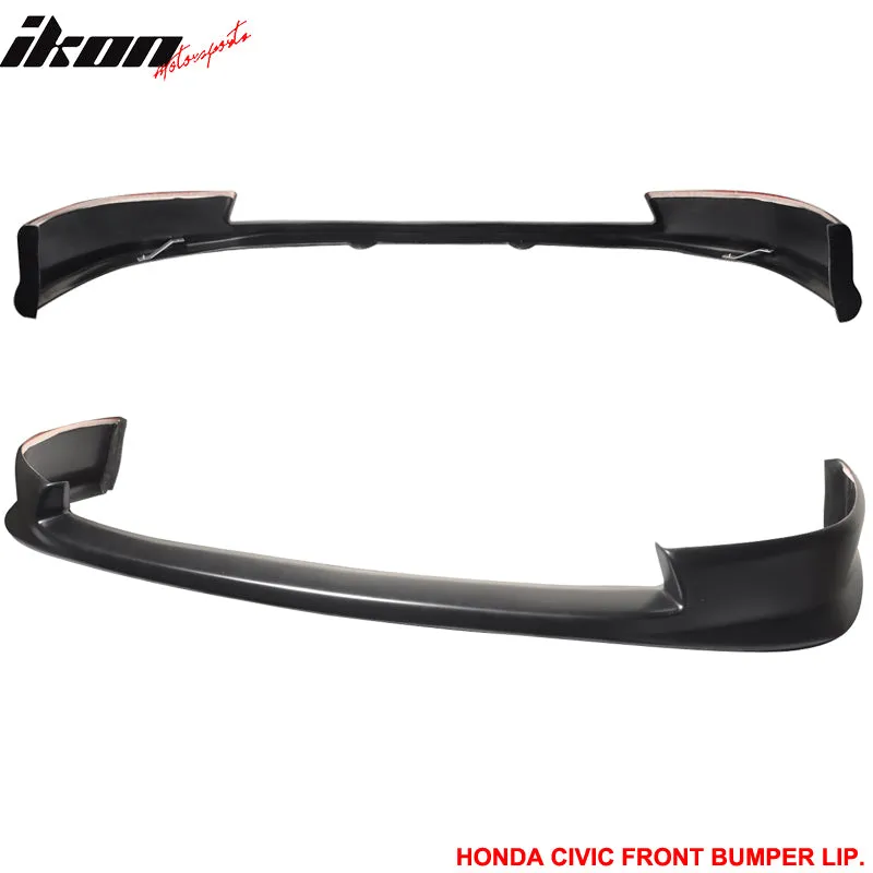 2006-2008 Honda Civic 4Doors HF-P Style Front Bumper Lip Spoiler PU