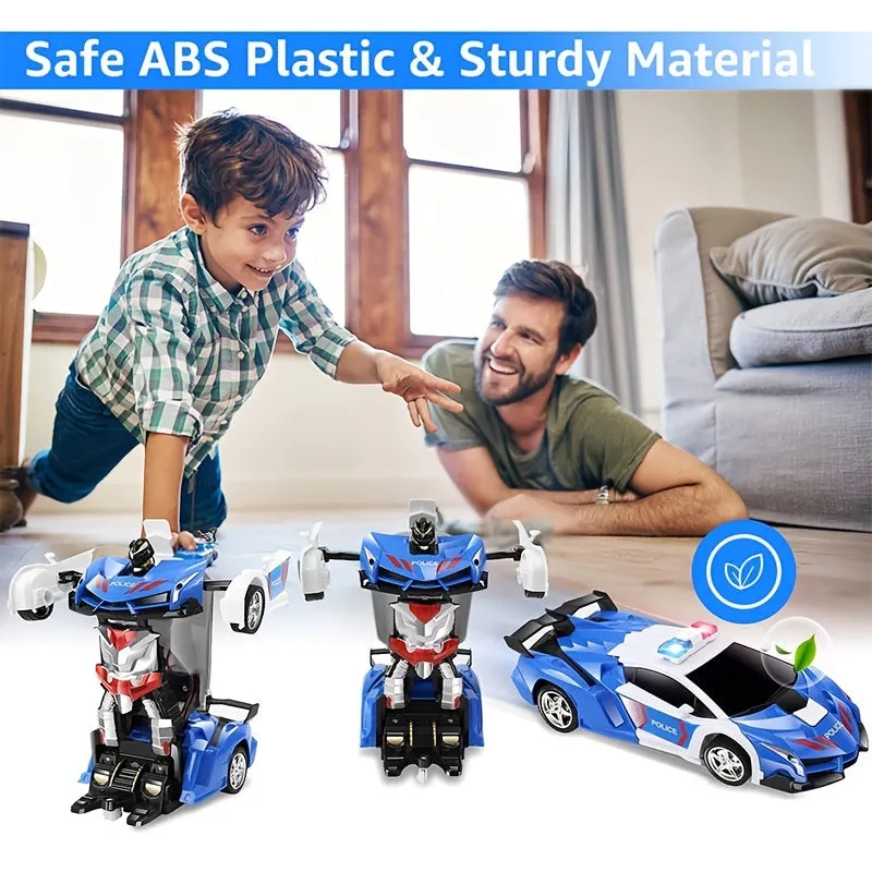 24Ghz Remote Control Transforming RC Car Robot  Perfect Gift