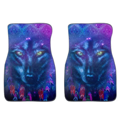 2PC Car Mat Set - Native Graphic Design