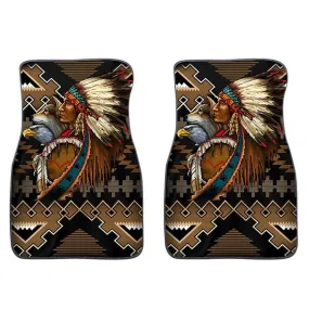 2PC Car Mat Set - Tribal Animal Design