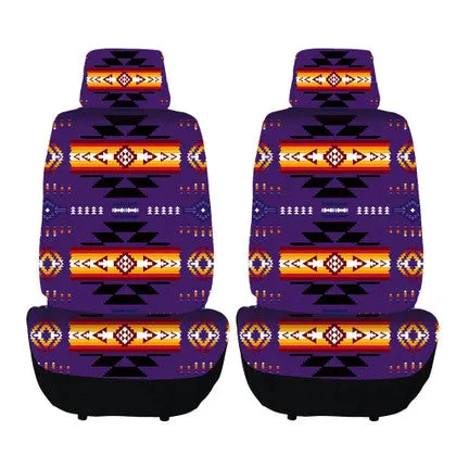 2PC Car Seat Cover Set - Southwest Design