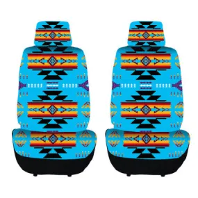 2PC Car Seat Cover Set - Southwest Design