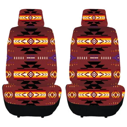 2PC Car Seat Cover Set - Southwest Design