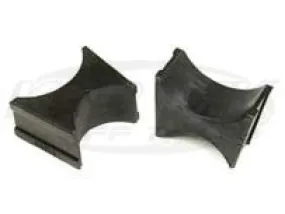 2" Reservoir Urethane Mounts Black Pair, for 1.5" dia. Tubing