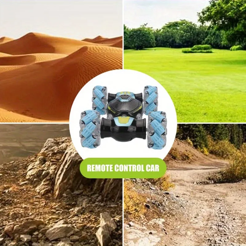 500mAh Remote Control Car 2.4GHz 4WD RC Car With Cool Light And Sound Effects Off-Road/ Flat Mode