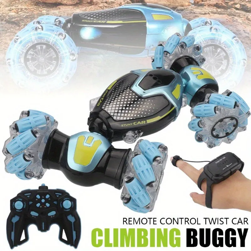 500mAh Remote Control Car 2.4GHz 4WD RC Car With Cool Light And Sound Effects Off-Road/ Flat Mode