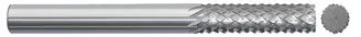 780-001100: 1/2 in. Dia., 1 in. Length Of Cut, 3 in. Overall Length Carbide Router Mill; Diamond Cut, Style A- No End Cut, BRIGHT, USA