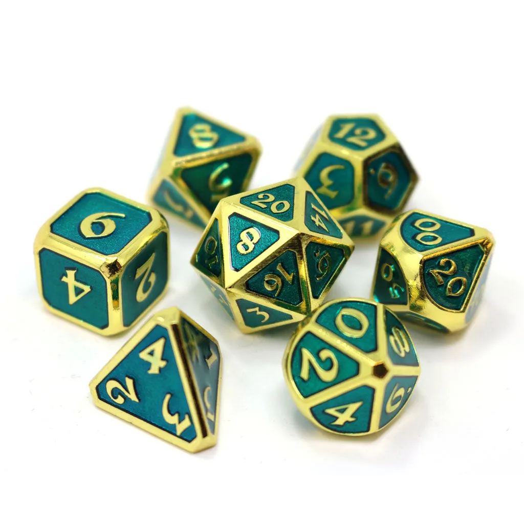 7pc RPG Set - Mythica Gold Aquamarine