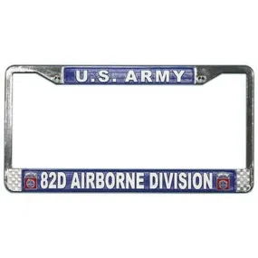 82D Airborne License Plate Frame