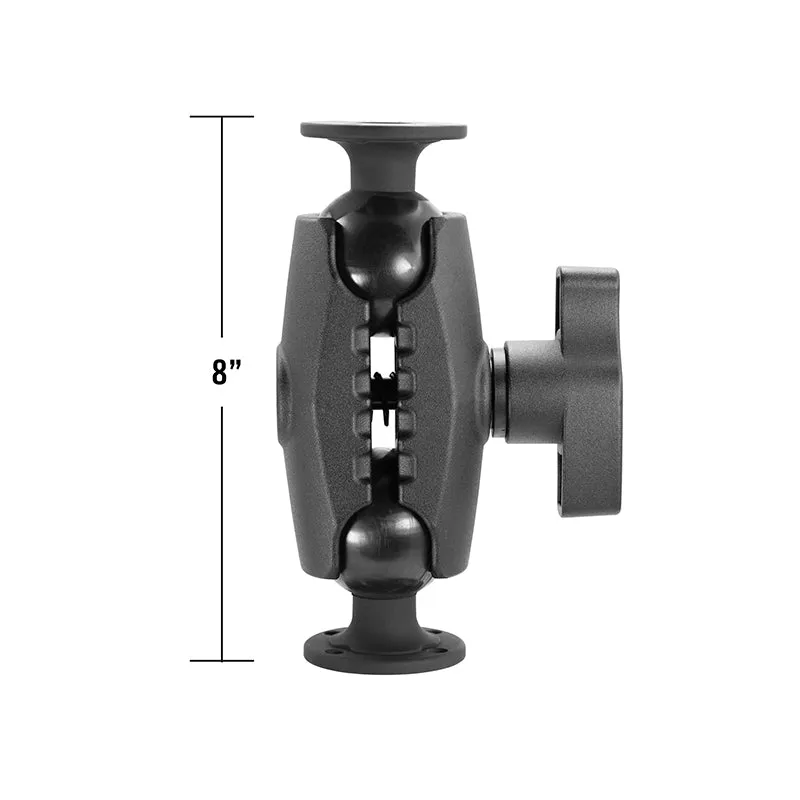 8" Heavy-Duty Metal AMPS Mount - 57mm (2.25 inch) Ball Compatible