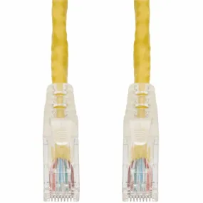 AddOn 5ft Yellow CAT 6 PVC Ethernet Cable Snagless Easy Clear Boot TAA RJ-45 M/M ADD-5FCAT6-YW-TAA