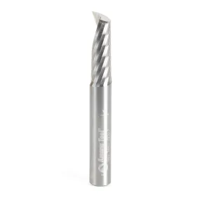 Aluminum Spiral 'O' Flute Up-Cut CNC Router Bit | 3⁄8 Dia x 1 1⁄8 x 3⁄8 Shank x 3" Long | 51485 | 738685514856