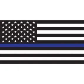 American Flag Thin Blue Line Decal