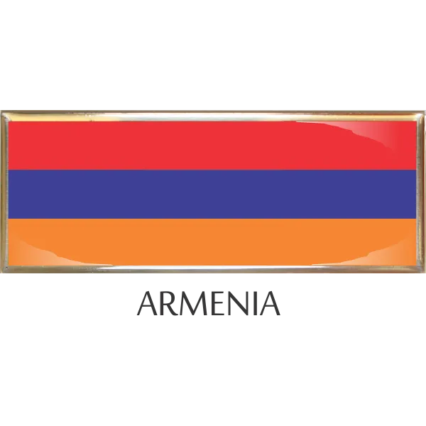 Armenia  Metal Car Badge