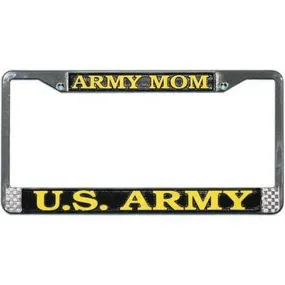 Army MOM License Plate Frame