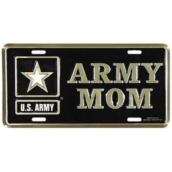 Army Mom License Plate