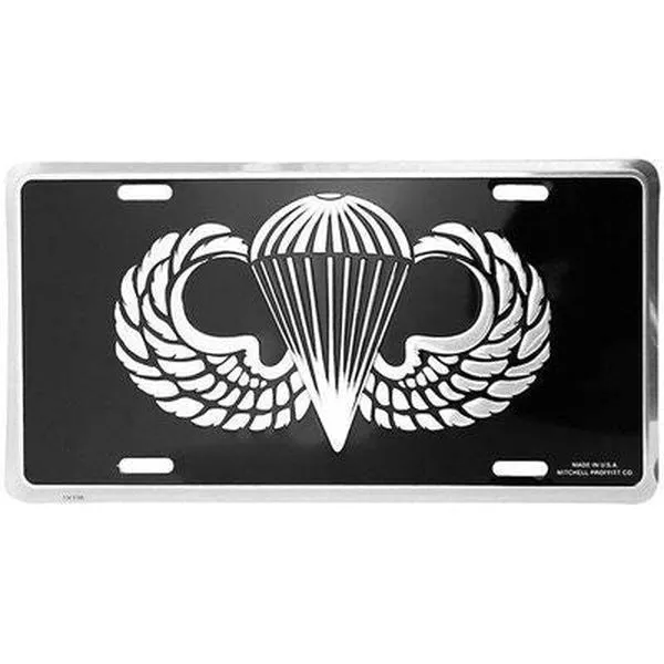 Army Paratrooper License Plate