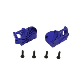 Atomik Traxxas X-Maxx Alloy F/R Motor Mount Set, Blue VEN4380B