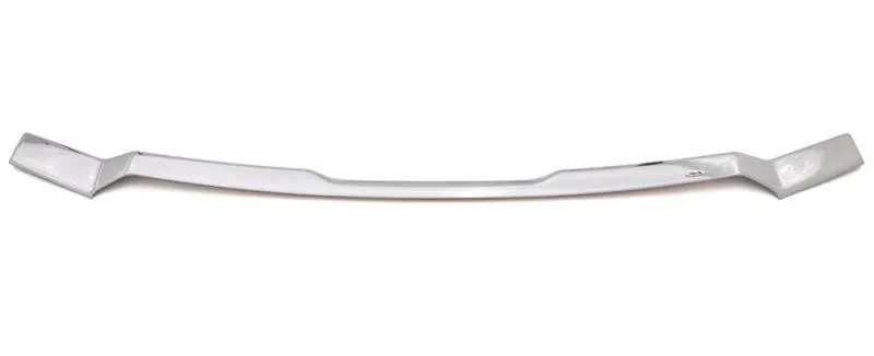 AVS 08-12 Chevy Malibu (Grille Fascia Mount) Aeroskin Low Profile Hood Shield - Chrome