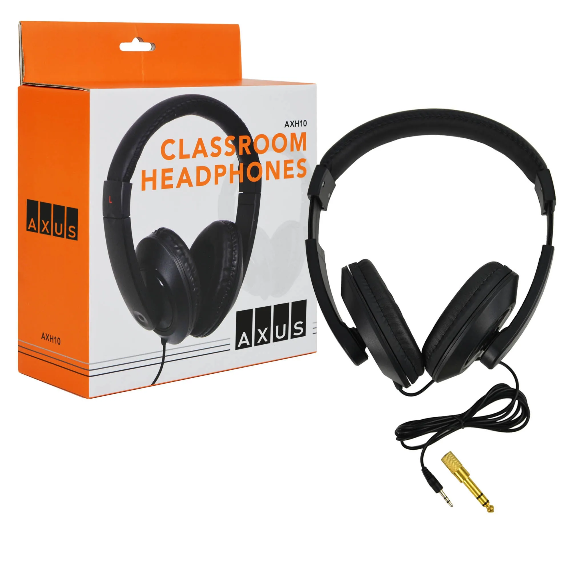 Axus Classroom Headphones pk 10