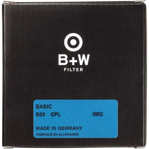 B W 82mm MRC Basic Circular Polarizing Filter