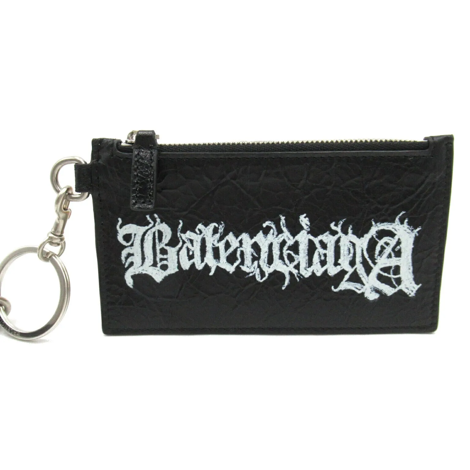 Balenciaga Lambskin Coin Case with Keyring