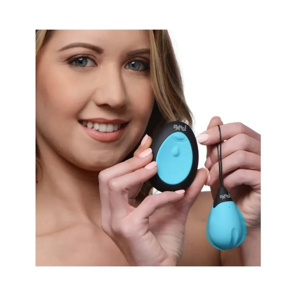 Bang - 10x Silicone Vibrating Egg - Blue