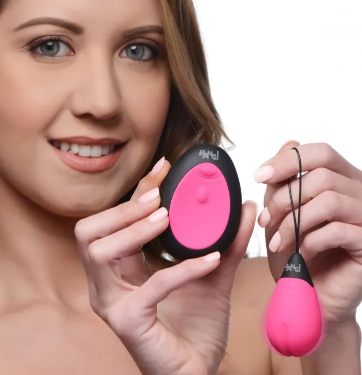 Bang - 10x Silicone Vibrating Egg - Pink