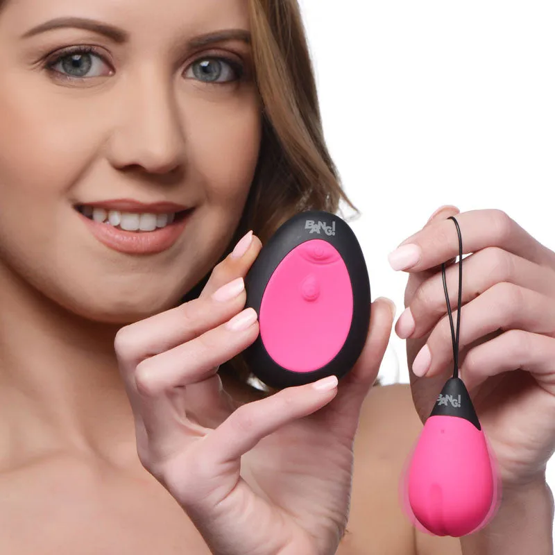 Bang!10X Vibrating Egg & Remote - Pink