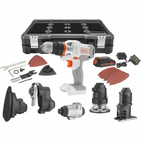 Black & Decker BDCDMT1206KITWC 20V MAX MATRIX Cordless Combo Kit, 6-Tool, White and Orange