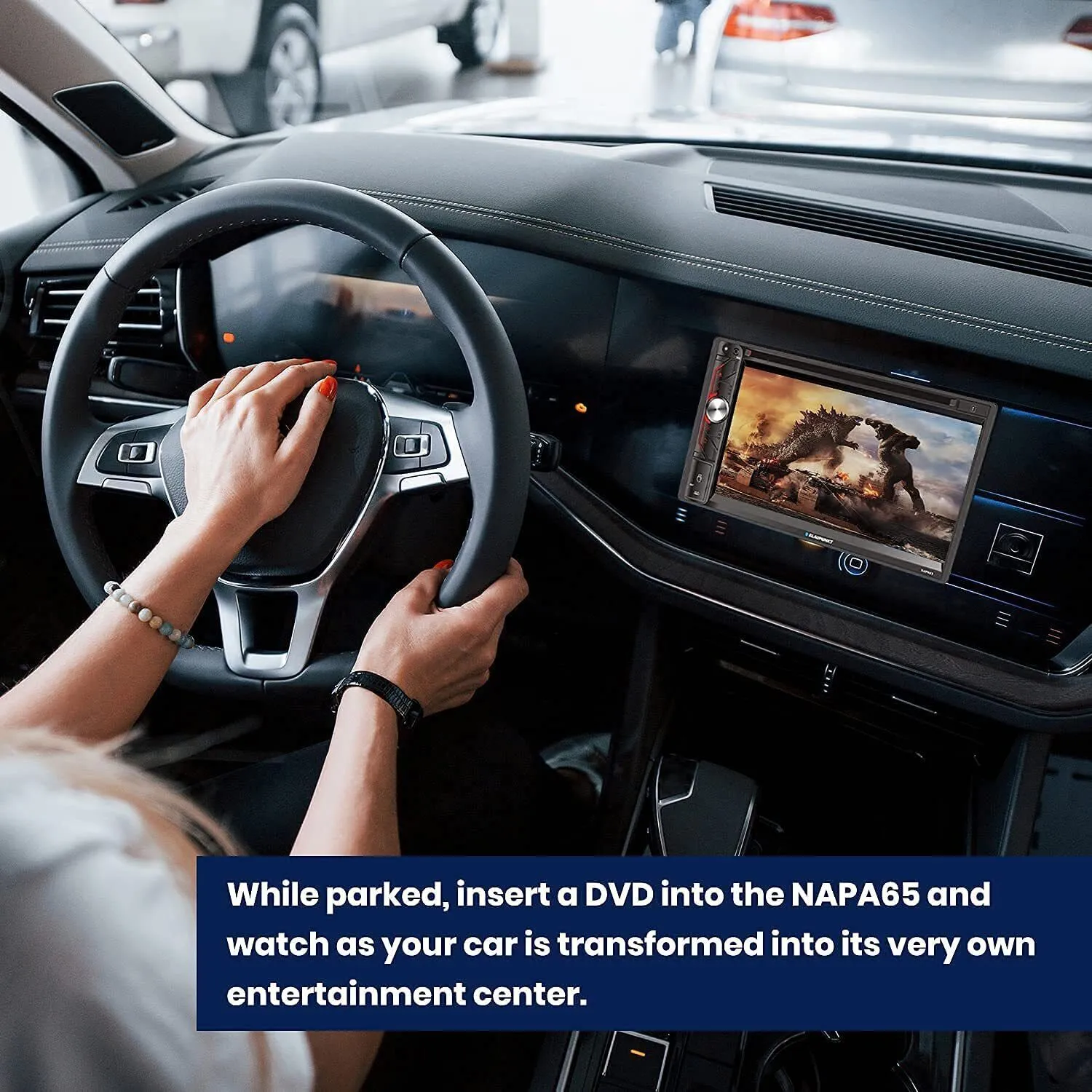 BLAUPUNKT NAPA65 Double Din 6.9" Touchscreen Car Stereo Multimedia DVD CD VCD MP3 Radio Bluetooth AM FM USB AUX