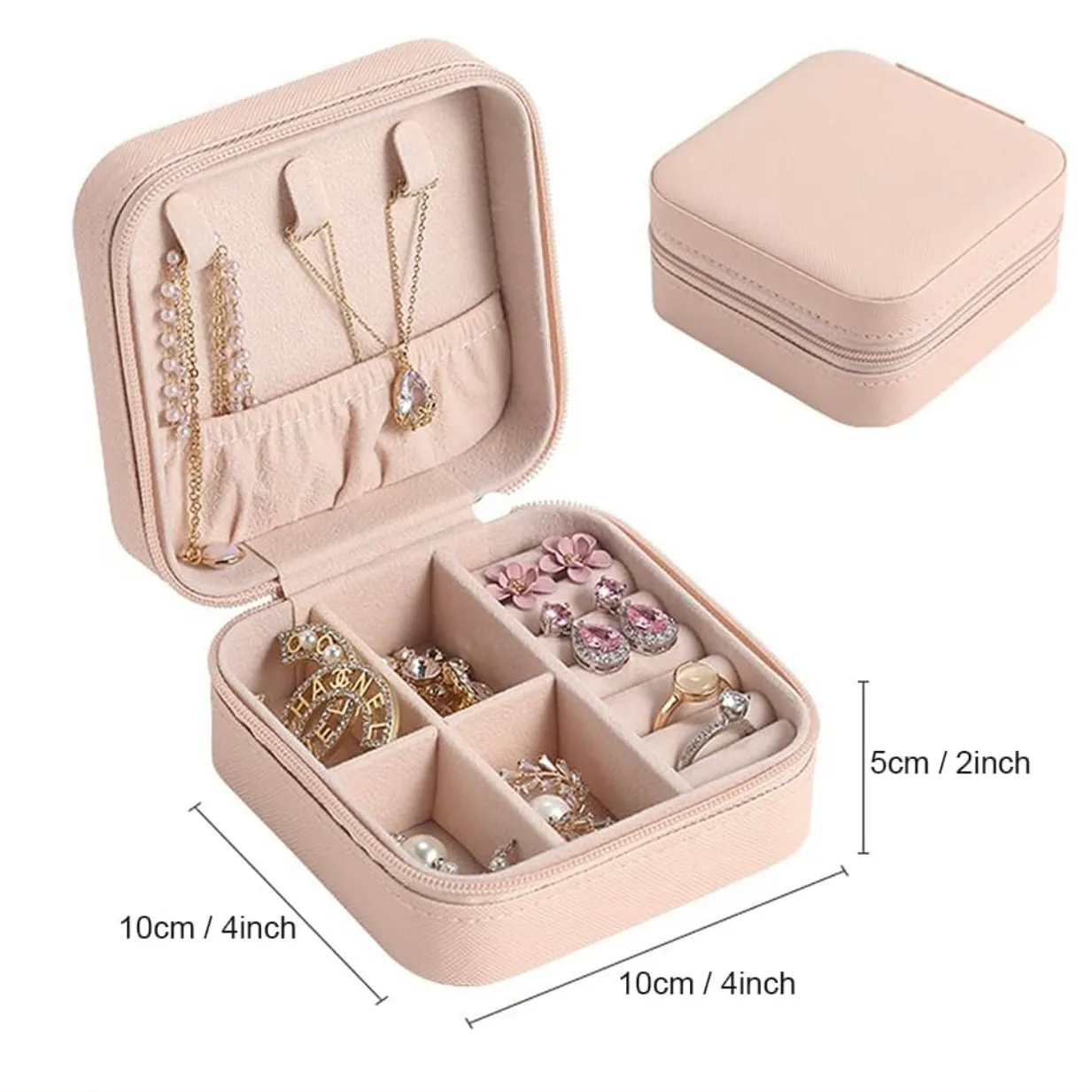 Bling Box Fancy Band Bling/Charms Storage Case Pink