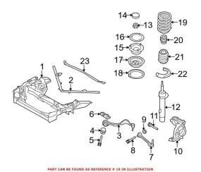 BMW Coil Spring – Front (Standard Suspension) 31336767368