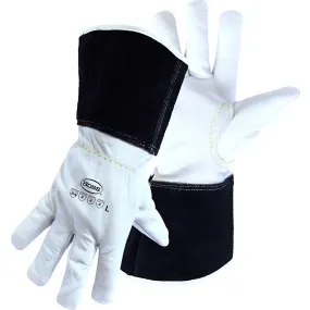 Boss 1JL4061CG2X Premium Grade Top Grain Goatskin Leather Drivers Glove with Aramid Blended Lining - Gauntlet Cuff