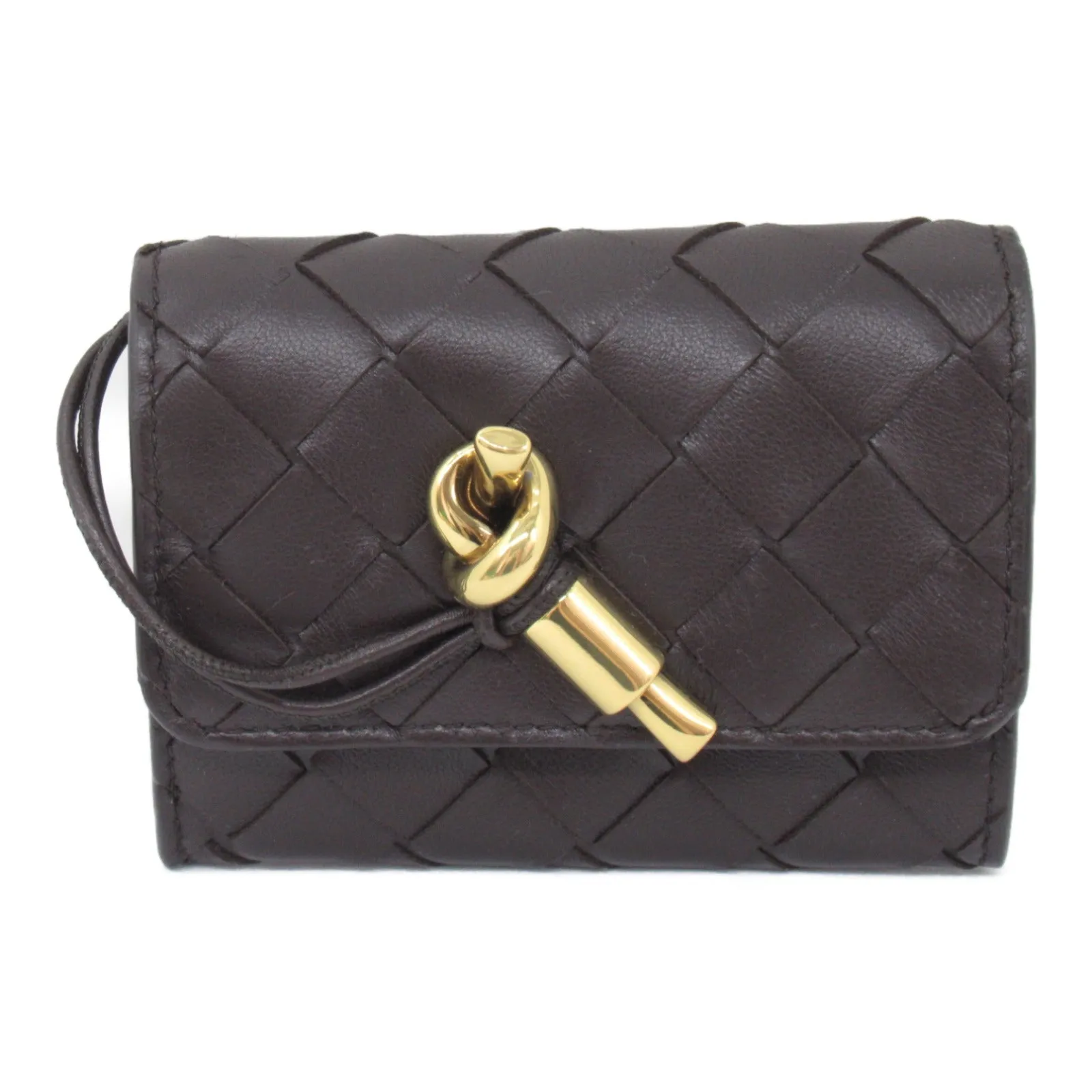 Bottega Veneta Leather Envelope Card Case