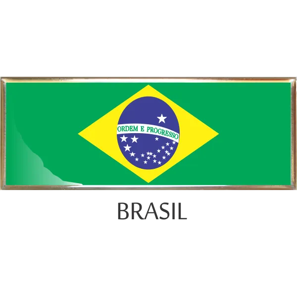 Brasil  Metal Car Badge