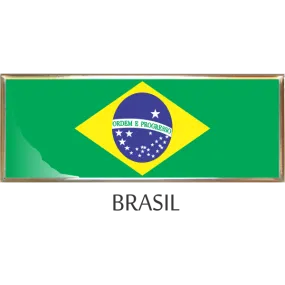 Brasil  Metal Car Badge