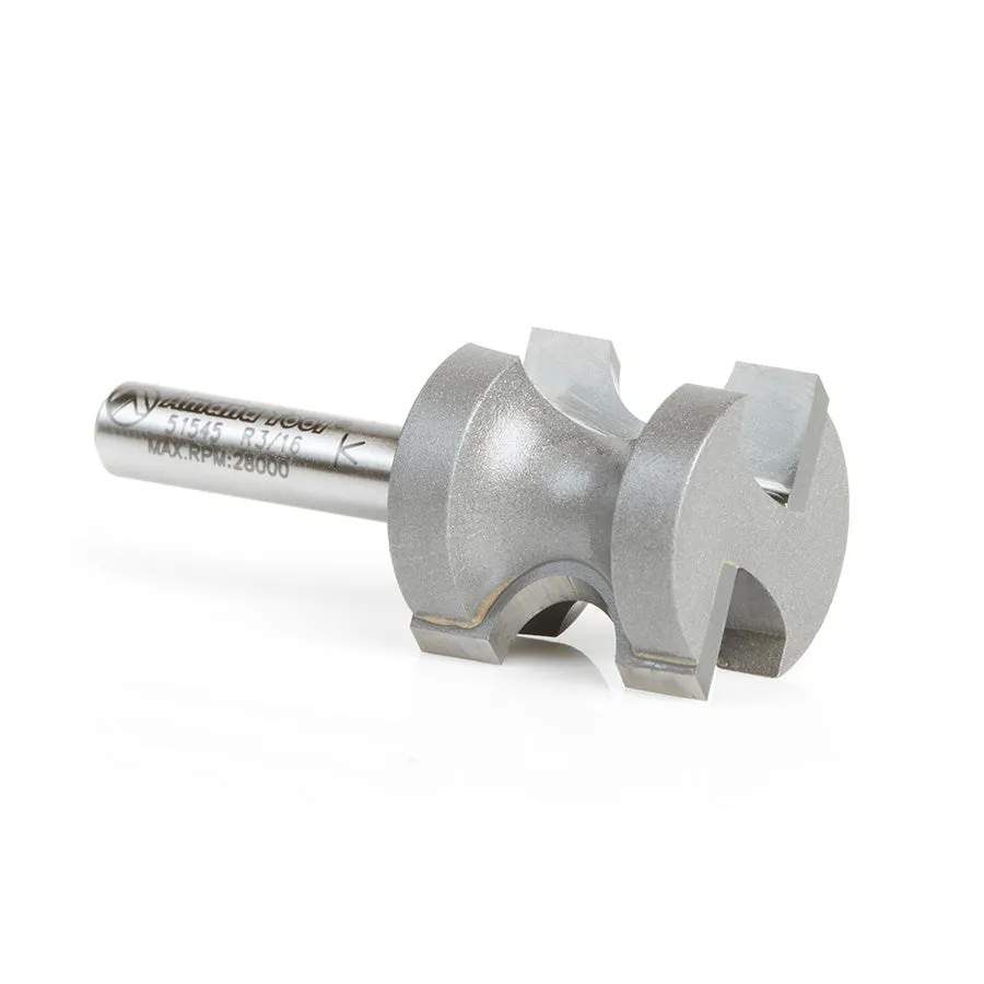 Bullnose Router Bit | 3⁄16 Radius x 7⁄8 Dia x 7⁄8 x 1⁄4" Shank | 51545 | 738685515457