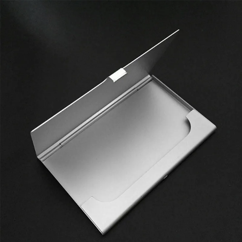 Business ID Credit Card Holder Wallet Metal Box Case Block RFID