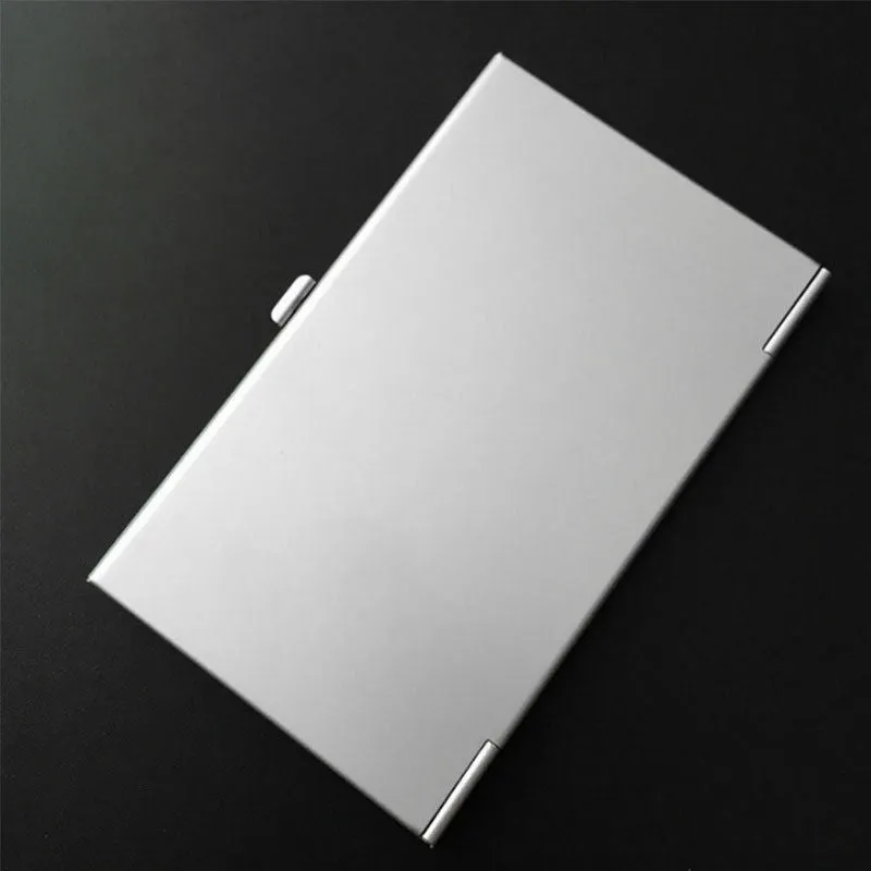 Business ID Credit Card Holder Wallet Metal Box Case Block RFID