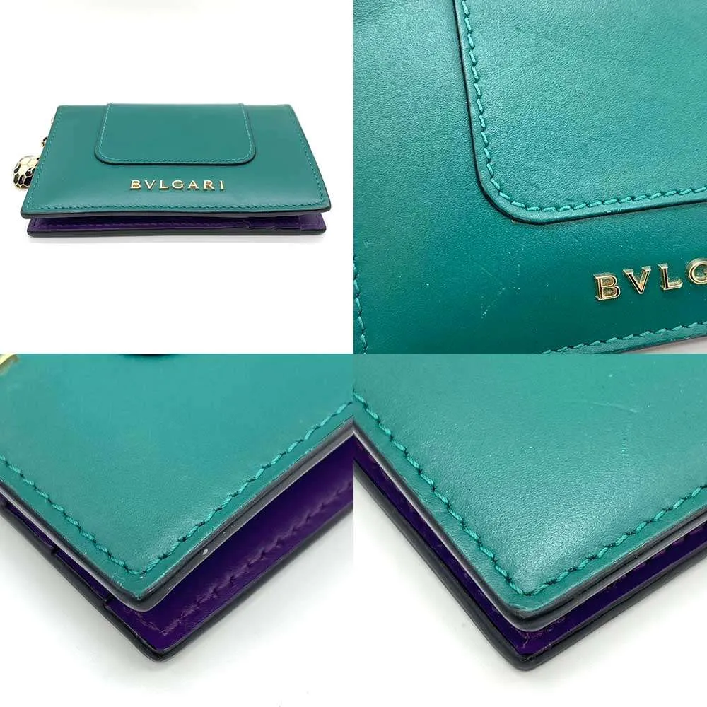 Bvlgari Serpenti Forever Leather Card Case