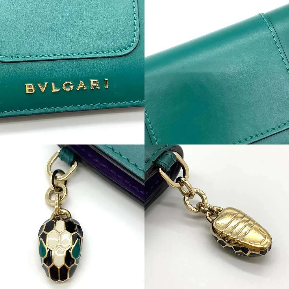 Bvlgari Serpenti Forever Leather Card Case