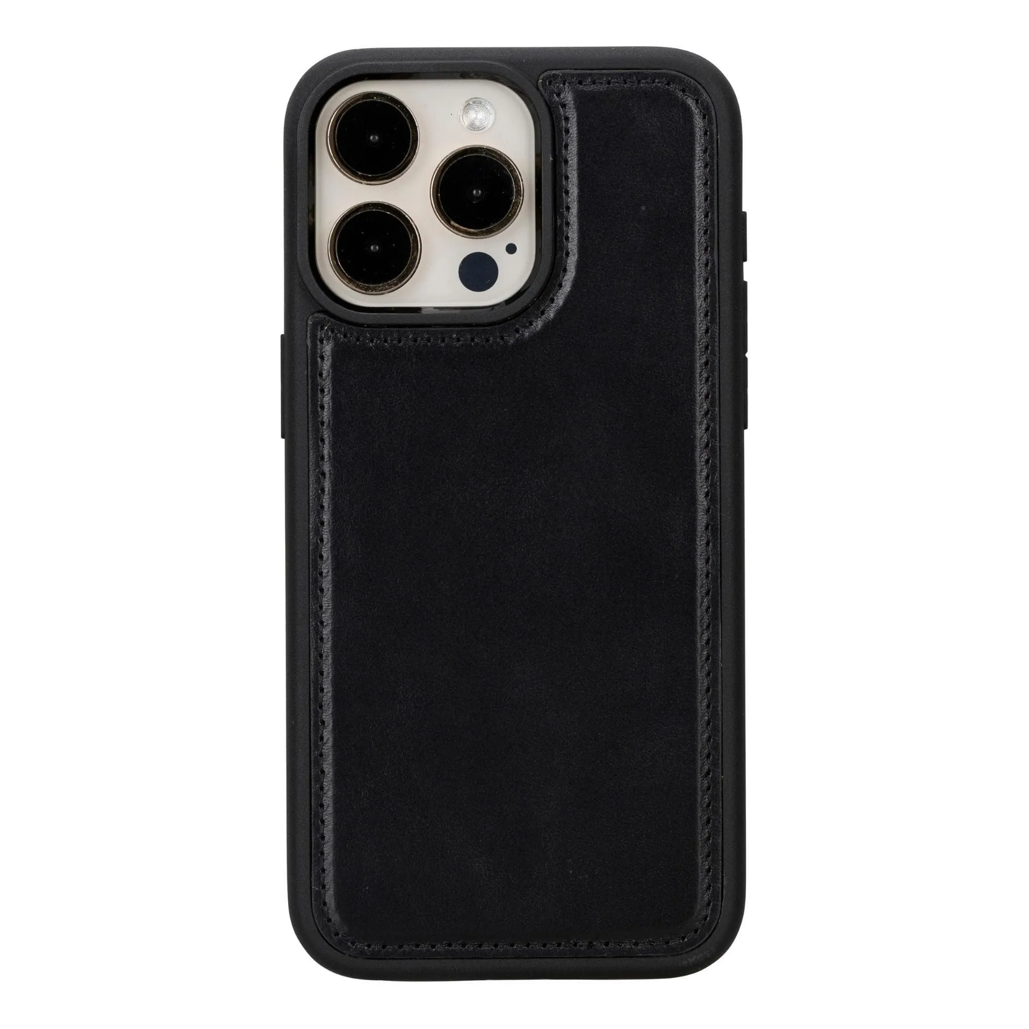 Carter iPhone 15 Detachable Wallet Case, Rustic Black