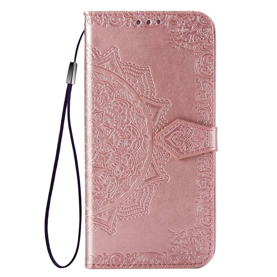 Case for Huawei Y6 2019 Flip Wallet PU Leather Phone Case On For Huawei Y6 2019 MRD-LX1 MRD-LX1F Y6 Y 6 2019 Pro Cover