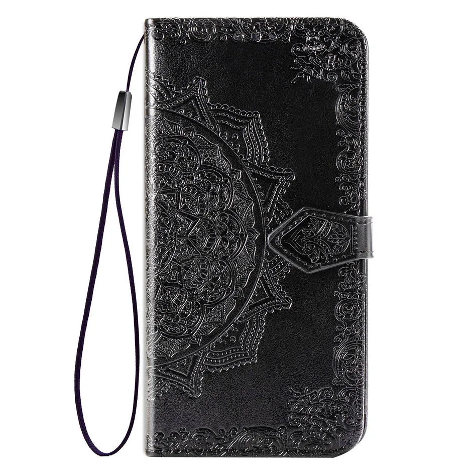 Case for Huawei Y6 2019 Flip Wallet PU Leather Phone Case On For Huawei Y6 2019 MRD-LX1 MRD-LX1F Y6 Y 6 2019 Pro Cover