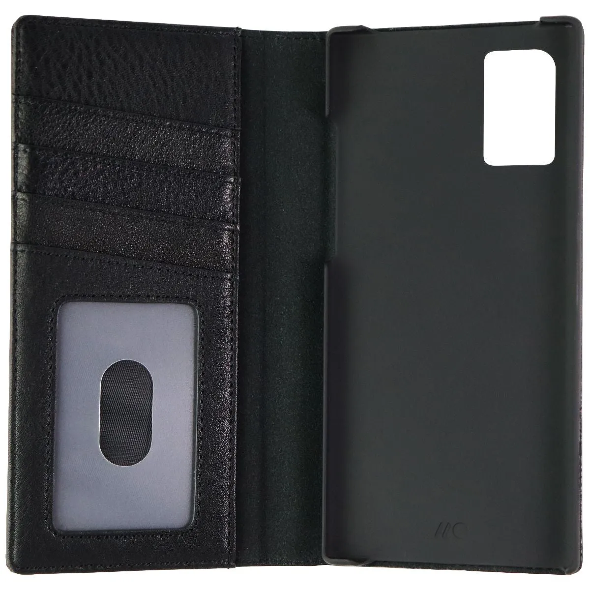 Case-Mate Genuine Leather Wallet Folio Case for Galaxy (Note10 ) - Black