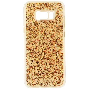 Case-Mate Karat Series Case for Galaxy S8  (Plus) - Clear/Rose Gold Flakes/Frost