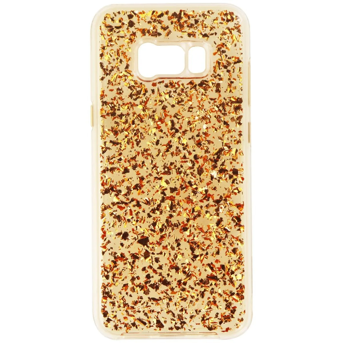 Case-Mate Karat Series Case for Galaxy S8  (Plus) - Clear/Rose Gold Flakes/Frost