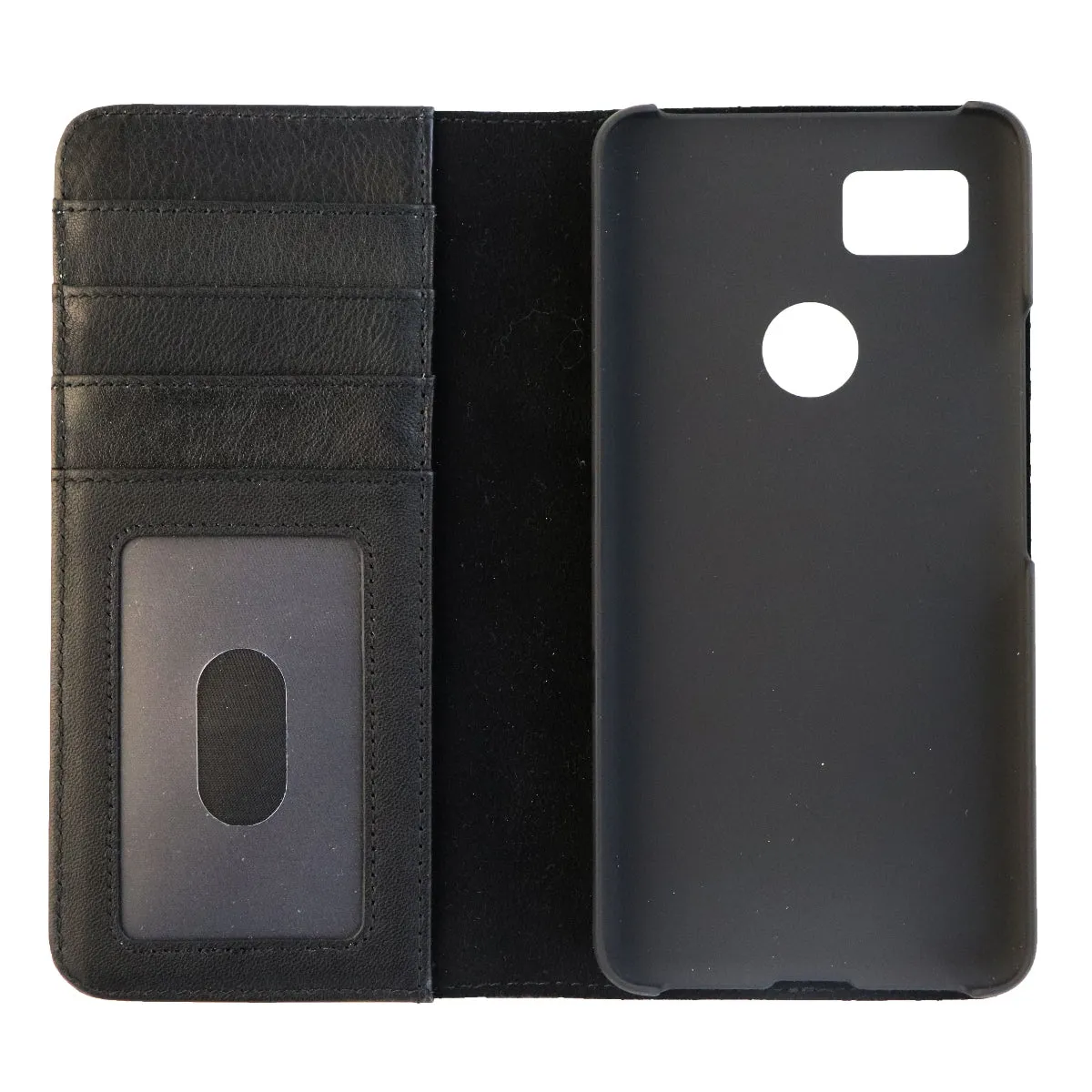 Case-Mate Wallet Folio Series Leather Case Cover for Google Pixel 2 XL - Black